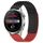 Per Huawei Watch 3 Pro Cinturino in silicone traspirante con punti 3D da 22 mm (nero + rosso) Per Huawei Watch 3 Pro Cinturino in silicone traspirante con punti 3D da 22 mm (nero + rosso)