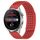 Per Huawei Watch 3 Pro Cinturino in silicone traspirante con punti 3D da 22 mm (rosso)