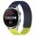 Per Huawei Watch 3 Pro Cinturino in silicone traspirante con punti 3D con fori da 22 mm (blu notte + verde lime) Per Huawei Watch 3 Pro Cinturino in silicone traspirante con punti 3D con fori da 22 mm (blu notte + verde lime)