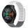 Per Huawei Watch GT 2E Cinturino in silicone traspirante con punti 3D da 22 mm (bianco + grigio)