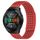 Per Huawei Watch GT 2E cinturino in silicone traspirante con punti 3D con fori da 22 mm (rosso)
