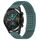 Per Huawei GT2 46mm 22mm Fori Cinturino in silicone traspirante con punti 3D (verde oliva)
