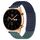 Per Honor Watch GS 3 cinturino in silicone traspirante con punti 3D con fori da 22 mm (blu notte + verde oliva)