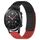 Per Honor Watch GS 3i Cinturino in silicone traspirante con punti 3D da 22 mm (nero + rosso)
