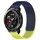 Per Honor Watch GS Pro Cinturino in silicone traspirante con punti 3D da 22 mm (blu notte + verde lime)