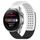 Per Huawei Watch 3 Pro Nuovo cinturino in silicone traspirante con punti 3D con fori da 22 mm (bianco + nero) Per Huawei Watch 3 Pro Nuovo cinturino in silicone traspirante con punti 3D con fori da 22 mm (bianco + nero)