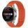 Per Huawei Watch 3 Pro Nuovo cinturino in silicone traspirante con punti 3D con fori da 22 mm (arancione)