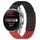 Per Huawei Watch 3 Pro Nuovo cinturino in silicone traspirante con punti 3D con fori da 22 mm (nero + rosso) Per Huawei Watch 3 Pro Nuovo cinturino in silicone traspirante con punti 3D con fori da 22 mm (nero + rosso)