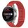 Per Huawei Watch 3 Pro Nuovo cinturino in silicone traspirante con punti 3D con fori da 22 mm (rosso) Per Huawei Watch 3 Pro Nuovo cinturino in silicone traspirante con punti 3D con fori da 22 mm (rosso)