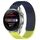 Per Huawei Watch 3 Pro Nuovo cinturino in silicone traspirante con punti 3D con fori da 22 mm (blu notte + verde lime) Per Huawei Watch 3 Pro Nuovo cinturino in silicone traspirante con punti 3D con fori da 22 mm (blu notte + verde lime)