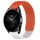 Per Xiaomi Watch S2 42mm 22mm Fori Cinturino in silicone traspirante con punti 3D (arancione + bianco) Per Xiaomi Watch S2 42mm 22mm Fori Cinturino in silicone traspirante con punti 3D (arancione + bianco)