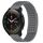 Per Xiaomi MI Watch S1 Pro Cinturino in silicone traspirante con punti 3D da 22 mm (grigio) Per Xiaomi MI Watch S1 Pro Cinturino in silicone traspirante con punti 3D da 22 mm (grigio)
