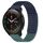 Per Xiaomi MI Watch S1 Pro Cinturino in silicone traspirante con punti 3D da 22 mm (blu notte + verde oliva) Per Xiaomi MI Watch S1 Pro Cinturino in silicone traspirante con punti 3D da 22 mm (blu notte + verde oliva)