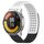Per Xiaomi MI Watch Color 2 Fori da 22 mm Cinturino in silicone traspirante con punti 3D (bianco + nero) Per Xiaomi MI Watch Color 2 Fori da 22 mm Cinturino in silicone traspirante con punti 3D (bianco + nero)