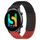 Per Xiaomi Haylou RT2 LS10 cinturino in silicone traspirante con punti 3D con fori da 22 mm (nero + rosso) Per Xiaomi Haylou RT2 LS10 cinturino in silicone traspirante con punti 3D con fori da 22 mm (nero + rosso)