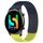 Per Xiaomi Haylou RT2 LS10 cinturino in silicone traspirante con punti 3D con fori da 22 mm (blu notte + verde lime) Per Xiaomi Haylou RT2 LS10 cinturino in silicone traspirante con punti 3D con fori da 22 mm (blu notte + verde lime)