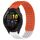 Per cinturino in silicone traspirante con punti 3D Garmin Forerunner 265 fori da 22 mm (arancione + bianco) Per cinturino in silicone traspirante con punti 3D Garmin Forerunner 265 fori da 22 mm (arancione + bianco)