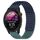 Per cinturino in silicone traspirante con punti 3D per Garmin Forerunner 255 Music, fori da 22 mm (blu notte + verde oliva) Per cinturino in silicone traspirante con punti 3D per Garmin Forerunner 255 Music, fori da 22 mm (blu notte + verde oliva)
