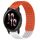 Per cinturino in silicone traspirante con punti 3D Garmin Venu 2 da 22 mm (arancione + bianco) Per cinturino in silicone traspirante con punti 3D Garmin Venu 2 da 22 mm (arancione + bianco)