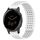 Per cinturino in silicone traspirante con punti 3D Garmin Vivoactive 4 fori da 22 mm (bianco) Per cinturino in silicone traspirante con punti 3D Garmin Vivoactive 4 fori da 22 mm (bianco)