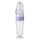 Cucchiaio comprimibile per biberon in silicone, biberon supplementare per bambini (viola)