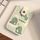 Porta carte d'identità con slot multi-scheda estraibile Borsa per carte di cartone animato di grande capacità, colore: verde