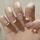 24 toppe rifinite con colla gelatina per unghie fatte a mano con glitter per unghie, colore: BY1154 (borsa degli attrezzi da indossare) 24 toppe rifinite con colla gelatina per unghie fatte a mano con glitter per unghie, colore: BY1154 (borsa degli attrezzi da indossare)