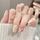 24 toppe rifinite con colla gelatina per unghie fatte a mano con glitter per unghie, colore: BY1052 (borsa degli attrezzi da indossare)