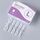 10 paia di compresse per manicure indossabili codificate smerigliate da 100 pezzi/scatola, forma: Unghie da balletto L 10 paia di compresse per manicure indossabili codificate smerigliate da 100 pezzi/scatola, forma: Unghie da balletto L