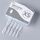 10 paia di compresse per manicure indossabili codificate smerigliate da 100 pezzi/scatola, forma: ovale medio XS 10 paia di compresse per manicure indossabili codificate smerigliate da 100 pezzi/scatola, forma: ovale medio XS