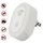 Repellente per zanzare ad ultrasuoni regolabile con luce notturna, mini repellente per mouse elettronico domestico, specifiche: spina europea (bianco)
