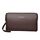 WEIXIER W125 Pochette da uomo con password Custodia per telefono aziendale con cerniera (marrone)