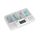 Multi-allarme promemoria portatile trasparente per pillole da viaggio (bianco) Multi-allarme promemoria portatile trasparente per pillole da viaggio (bianco)