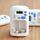 Scatola della medicina promemoria per pillole con timer multi-allarme portatile intelligente (bianca) Scatola della medicina promemoria per pillole con timer multi-allarme portatile intelligente (bianca)