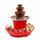 Mini set per fonduta con fontana di cioccolato a 3 livelli da 35 W con base per crogiolo caldo 110 V Spina americana Mini set per fonduta con fontana di cioccolato a 3 livelli da 35 W con base per crogiolo caldo 110 V Spina americana