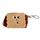 Borsa portaoggetti per rossetto, cavo dati, portamonete in peluche con bocca storta e simpatico cartone animato da 8,5x6 cm