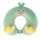Cuscino memory a forma di U con pollo a forma di cartone animato, per studenti e bambini, cuscino per la cura del collo, per il riposo del pisolino (verde)