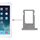 Porta vassoio originale della scheda SIM per iPad Air / iPad 5 (Grigio)