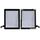 Pannello a sfioramento (pulsante controller + cavo flessibile a membrana per tasto home pulsante + adesivo per installazione pannello a sfioramento) per iPad 2 / A1395 / A1396 / A1397 (nero) Pannello a sfioramento (pulsante controller + cavo flessibile a membrana per tasto home pulsante + adesivo per installazione pannello a sfioramento) per iPad 2 / A1395 / A1396 / A1397 (nero)