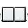 Pannello a sfioramento per il nuovo iPad (iPad 3) / iPad 4, nero (nero)