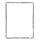 Cornice LCD per il nuovo iPad (iPad 3) / iPad 4 (nero)