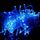 50m LED String Lights Christmas Capodanno decorazione della ghirlanda per la camera stradale Giardino giardino Uso all'aperto Decorazioni fai da te, spina cn, wattaggio: 50m 400leds (blu)