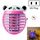 Cute Household Zanzara Killer Lampada LED Luce Anti Mosquito Bug Zapper Insetto Muggen Killer Luce notturna Colorata Spina USA (Rosso)