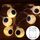 3m Ghost Eyes Design Serie di luci a LED per Halloween, 20 LED 3 batterie AA Box Operated Party Puntelli Decorazione fata Lampada da notte