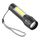 Ricarica USB A2 Torcia Zoomable XPE + COB impermeabile con 3 modalità e scatola di immagazzinaggio Ricarica USB A2 Torcia Zoomable XPE + COB impermeabile con 3 modalità e scatola di immagazzinaggio