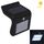 Luce bianca impermeabile IP65, Lampada da parete con sensore di movimento solare a 8 LED con pannello solare