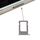 Supporto originale per vassoio per scheda SIM per iPhone 5S (grigio)