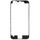 Cornice della cornice dello schermo LCD anteriore per iPhone 6 (nera)
