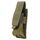 M5 Custodia protettiva / borsa per torcia portatile multifunzione per sport all'aria aperta Mini, dimensioni: 15 x 4,7 x 2 cm (verde)