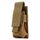 M5 Custodia protettiva per torcia portatile multifunzione per sport all'aria aperta Mini, dimensioni: 15 x 4,7 x 2 cm (marrone)
